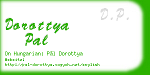 dorottya pal business card