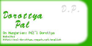 dorottya pal business card